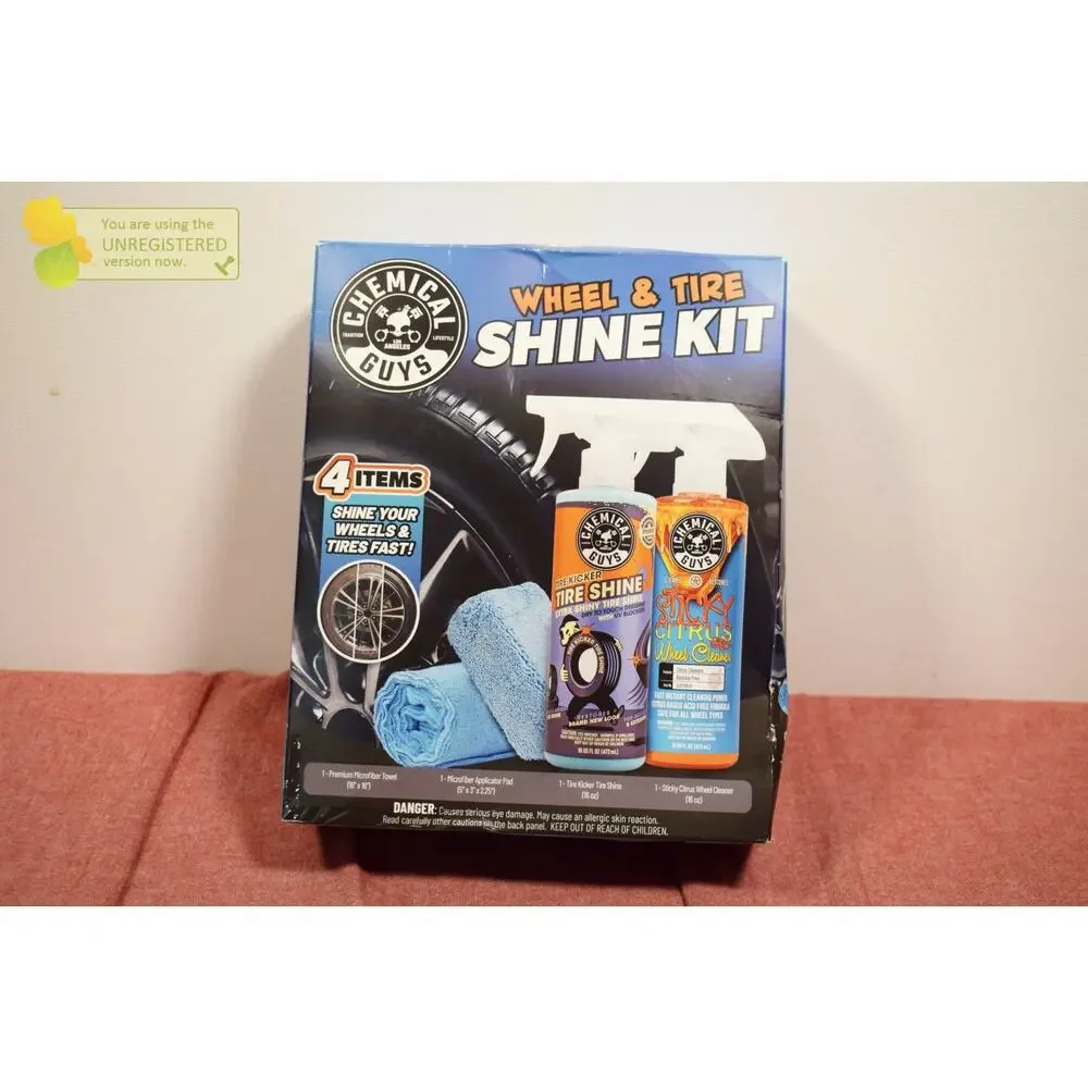 Chemical Guys 4 Piece Wheel & Tire Shine Kit